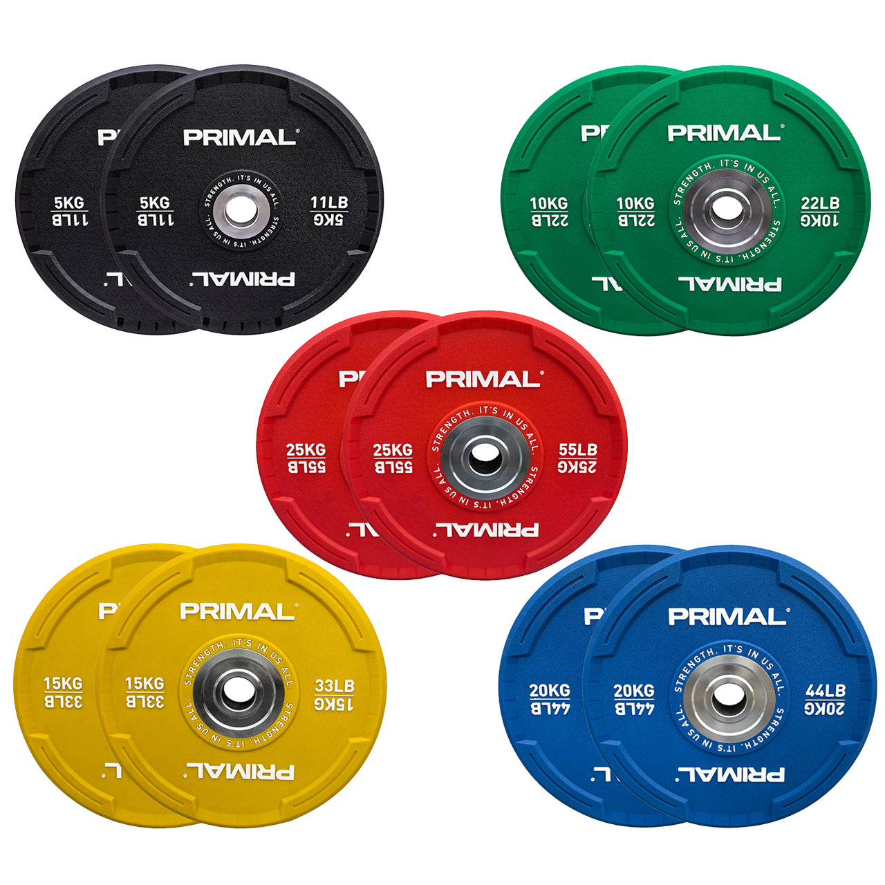 Performance Series V2 CPU Bumper Plate (Sets)